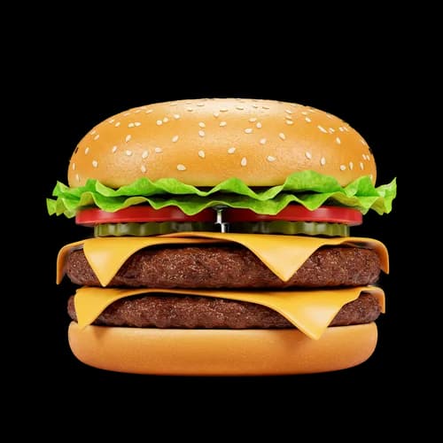 Вкусный Двойной Чизбургер PNG - Бесплатно, Прозрачный, HD