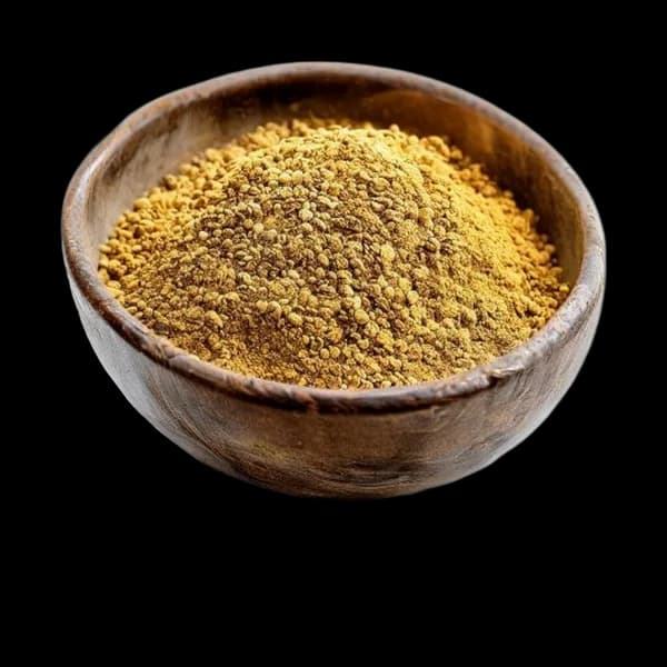 113-ultra-realistic-mustard-seed-whole-form-and-ground-powder-displayed-together-transparent-png