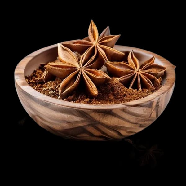 115-ultra-realistic-star-anise-whole-form-and-ground-powder-displayed-together-i-transparent-png