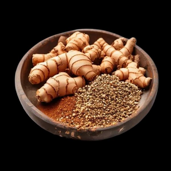 18-ultra-realistic-dry-ginger-whole-form-and-ground-powder-displayed-together-in-transparent-png