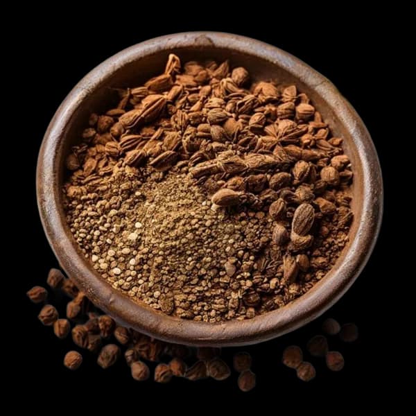 33-ultra-realistic-allspice-whole-form-and-ground-powder-displayed-together-in-r-transparent-png