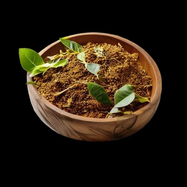 95-ultra-realistic-curry-leaves-whole-form-and-ground-powder-displayed-together--transparent-png