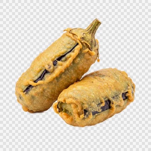 Beguni Panierter Gebratener Auberginen-Fritter Transparent PNG - Kostenloser Dow