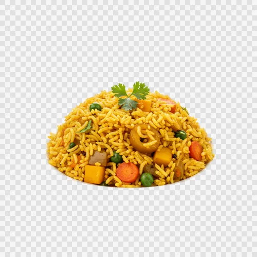Bhuna Khichuri Mixed Vegetables Spices Transparent