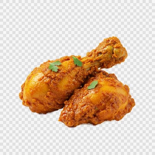 চিকেন ভুনা ড্রাই স্পাইসড কারি স্বচ্ছ PNG