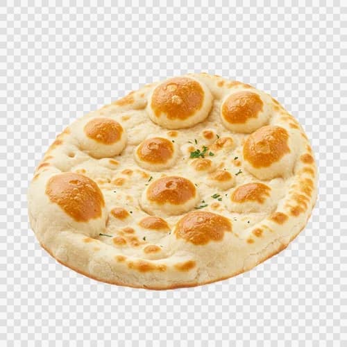 نان نان پاکستانی پفکی تازه تنور سفالی شفاف PNG