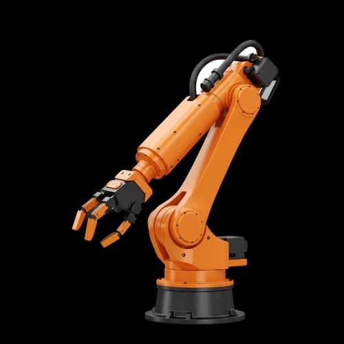 Oranger Industrieroboterarm – kostenloser Download