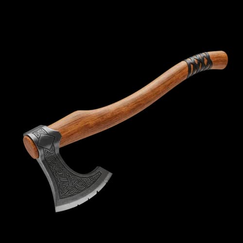 Rustikale Metall-Axt PNG mit Holzgriff für Camping und Bushcraft