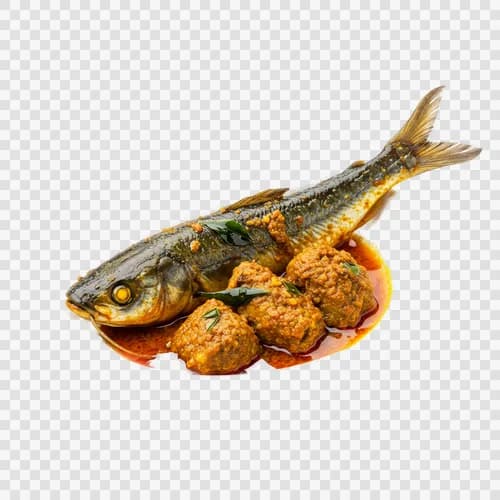 سمك البابدا الصغير كاري سمك السلور شفاف PNG