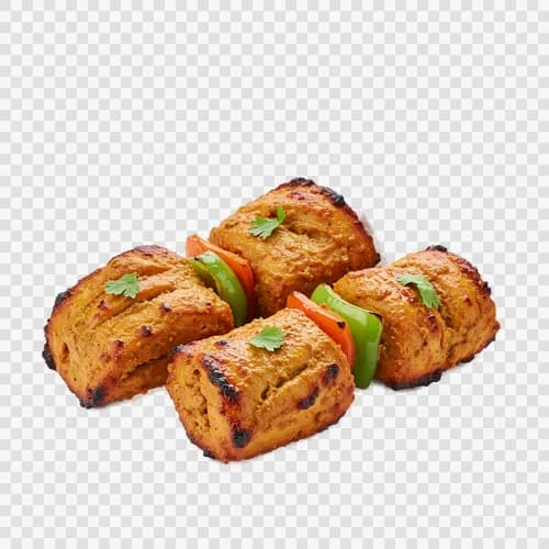 Pakistanische Hähnchen Tikka Stücke Gegrillt Joghurt-Marinade Transparent PNG