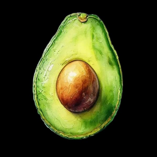 photorealistic-watercolor-painting-of-a-ripe-split-avocado-showing-rich-green-te-transparent-png