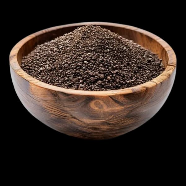 premium-studio-shot-of-black-pepper-whole-and-powder-form-in-rustic-wooden-bowl--transparent-png