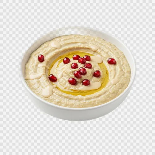 بابا غنوش سعودی دیپ بادمجان طحینه انار PNG شفاف