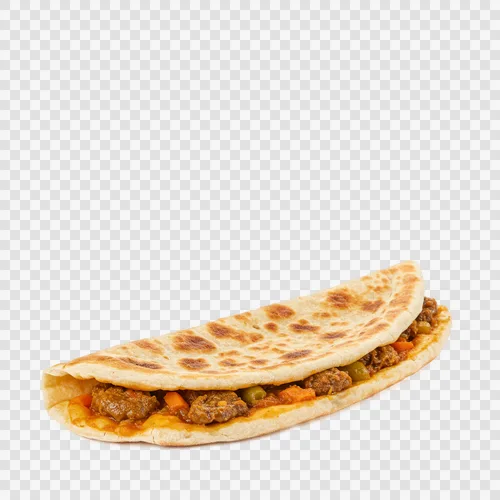 نان مرقوق سعودی نازک خورش گوشت بره و سبزیجات شفاف PNG
