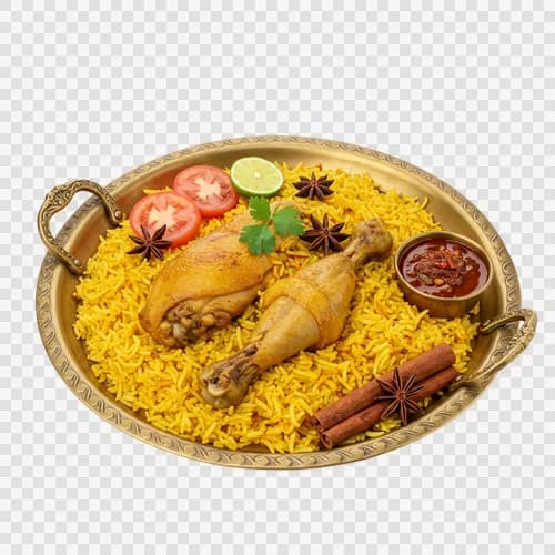 Kabsa Saudita Tradicional: Frango Macio, Arroz Aromático, Transparente PNG