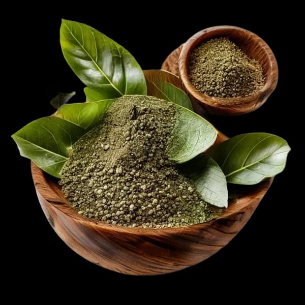 ultra-hd-bay-leaf-whole-pieces-and-ground-powder-arranged-around-wooden-bowl-fro-transparent-png